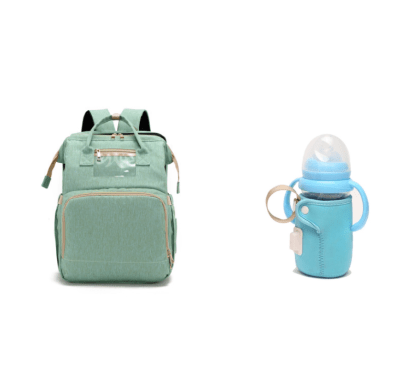 USB Charging Version Mommy Bed Backpack Folding Large Capacity Multi - function - Krosscanada