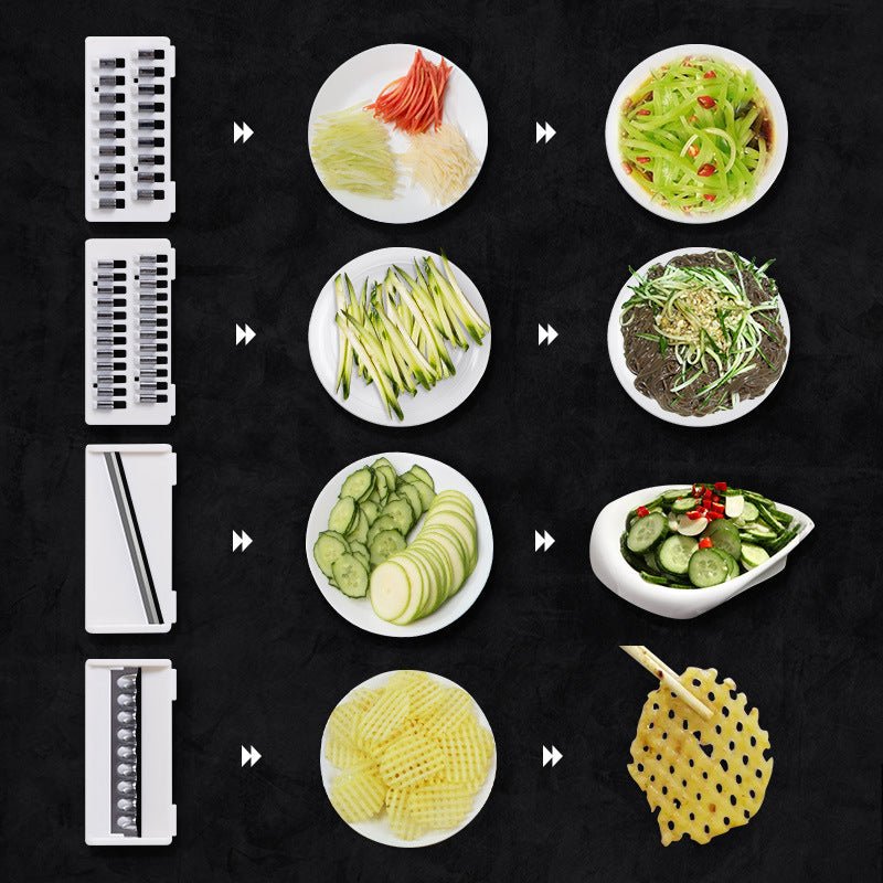 Vegetable Cutter Kitchen Accessories Fruit Potato Peeler Carrot Cheese Grater Vegetable Slicer - Krosscanada