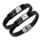 Vintage Genshin Impact Stainless Steel Bracelet Game Character Figure Charm Braided Leather Bracelets Bangles For Men Women - Krosscanada
