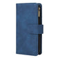 Wallet Case Compatible with iPhone 12/12 Pro (6.1 inch), Premium PU Leather Zipper Flip Folio Wallet with Wrist Strap Magnetic Closure Built - in Kickstand Protective Case - Black - Krosscanada