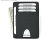 Wallets Black Business Card Holder For Men Simple Purse Bag - Krosscanada