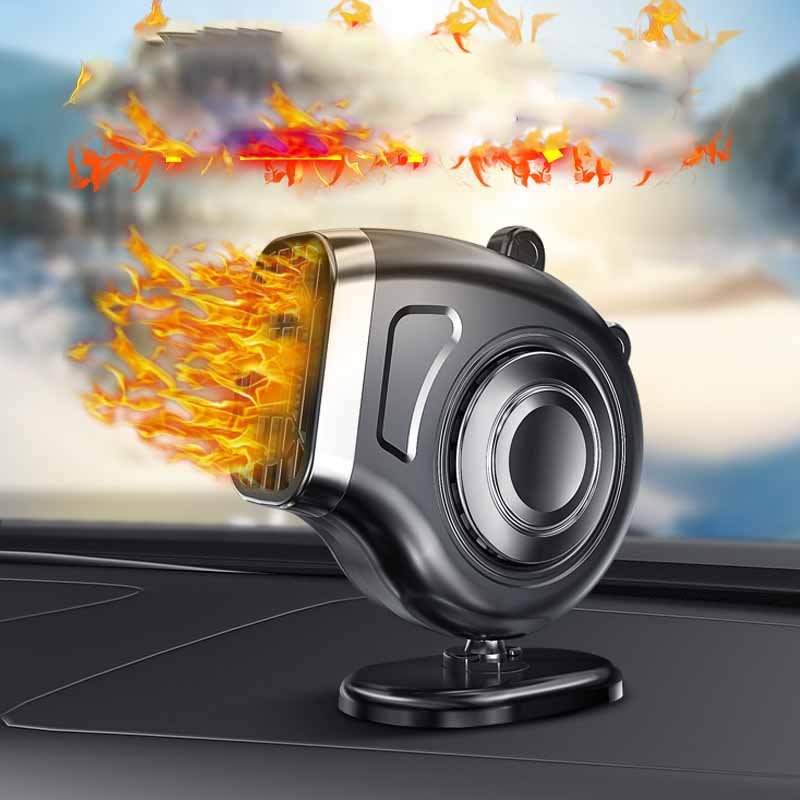 Warm Cold Dual Use Car Low Noise Defog Windscreen Fan Heater Demister Car Heater Fan Heater Window Mist Remover - Krosscanada