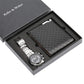 Watch Men's Wallet Fashion Birthday Gift Men's Quartz Watch Wallet - Krosscanada