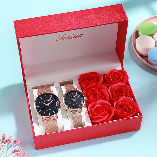 Waterproof quartz watch mesh strap ladies watch - Krosscanada