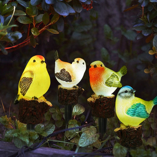 Waterproof Solar Luminous Bird Light String Bird Lamp Led Lights Home Decor - Krosscanada