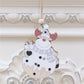 White Nordic Style Christmas Decoration Supplies Christmas Wooden Luminous Pendant - Krosscanada
