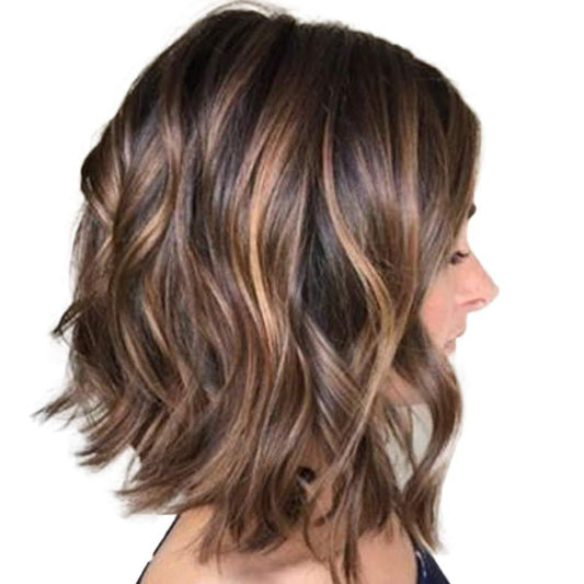 Wig female short curly hair - Krosscanada
