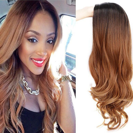 Wig foreign trade wig female gradient chemical fiber wig wig - Krosscanada