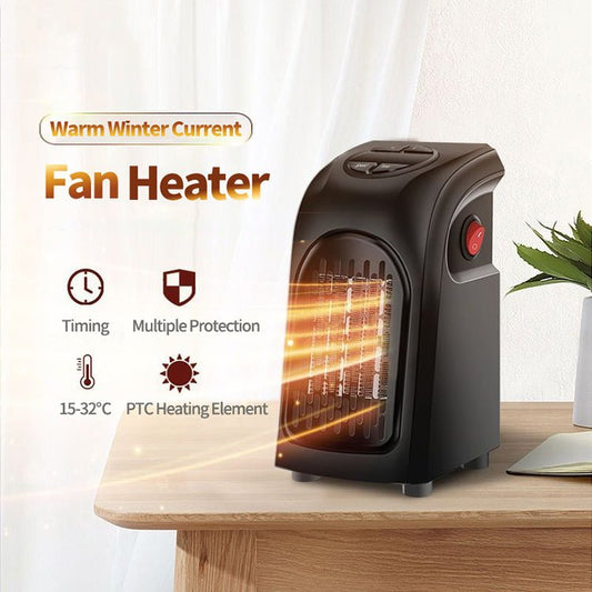 Winter Air Heater Fan Heater Electric Home Heaters Mini Room Air Wall Heater Ceramic Heating Warmer Fan For Home Office Camping - Krosscanada