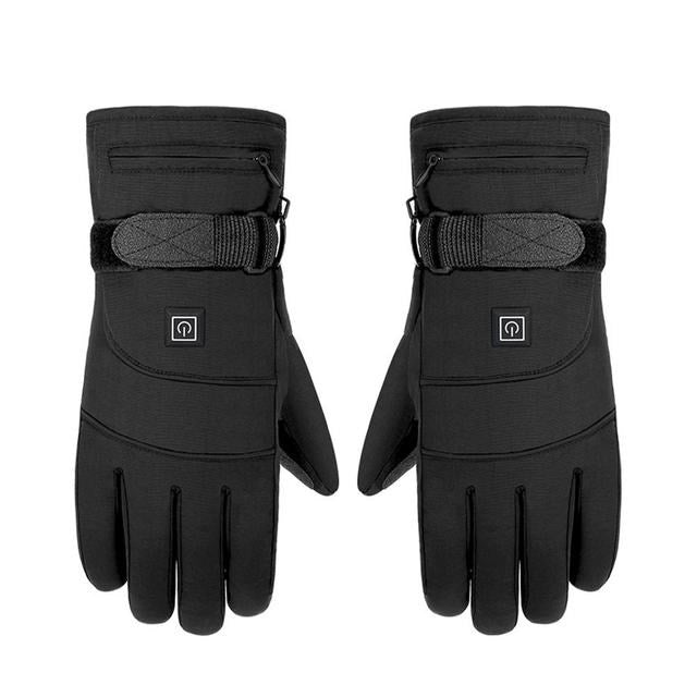 Winter Electric Motorcycle Heated Touch Screen Gloves - Krosscanada