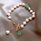 Women Irregular Freshwater Pearl Adjustable Bracelet - Krosscanada
