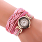 Women's Bracelet Watch, Simple Student Fashion Diamond Inch Circle Watch - Krosscanada