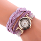 Women's Bracelet Watch, Simple Student Fashion Diamond Inch Circle Watch - Krosscanada