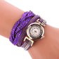 Women's Bracelet Watch, Simple Student Fashion Diamond Inch Circle Watch - Krosscanada