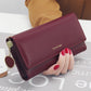 Women's hand holding wallet female long section 2021 new Japanese and Korean personality pendant multi - function student wallet - Krosscanada