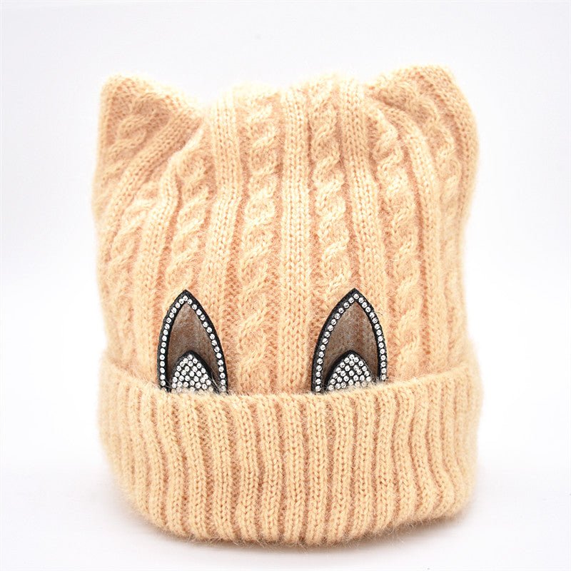 Women's winter knitted hat - Krosscanada