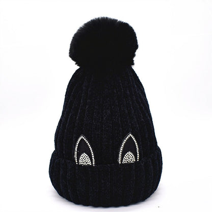 Women's winter knitted hat - Krosscanada