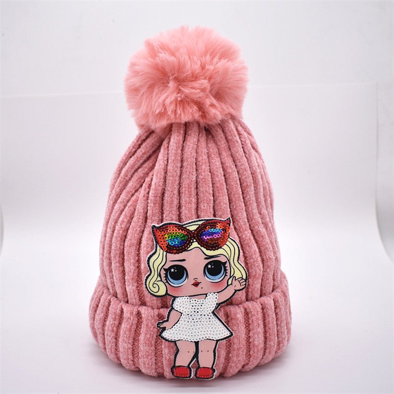 Women's winter knitted hat - Krosscanada