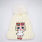 Women's winter knitted hat - Krosscanada