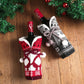 Wool Ball Knitted Red Wine Set For Christmas - Krosscanada