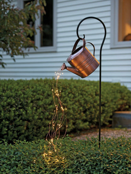 Wrought Iron Star Shower Garden Art Shower Lamp Watering Kettle Lamp Decoration - Krosscanada