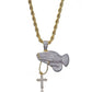 Zircon Hip Hop Necklace - Krosscanada