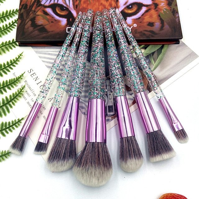 ZZDOG 7/10 High - Quality Professional Makeup Brushes Set Eyeshadow Powder Foundation Eyebrow Blending Cosmetic Beauty Tools Kit - Krosscanada